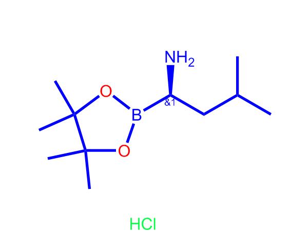 (R)-(1-氨基-3-甲基丁基)硼酸频哪醇酯盐酸盐,(R)-3-Methyl-1-(4,4,5,5-tetraMethyl-1,3,2-dioxaborolan-2-yl)butan-1-aMine hydrochloride
