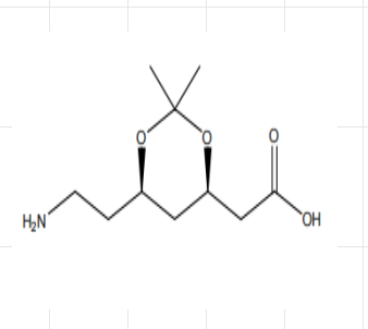 2-((4R,6R)-6-(2-aminoethyl)-2,2-dimethyl-1,3-dioxan-4-yl)acetic acid