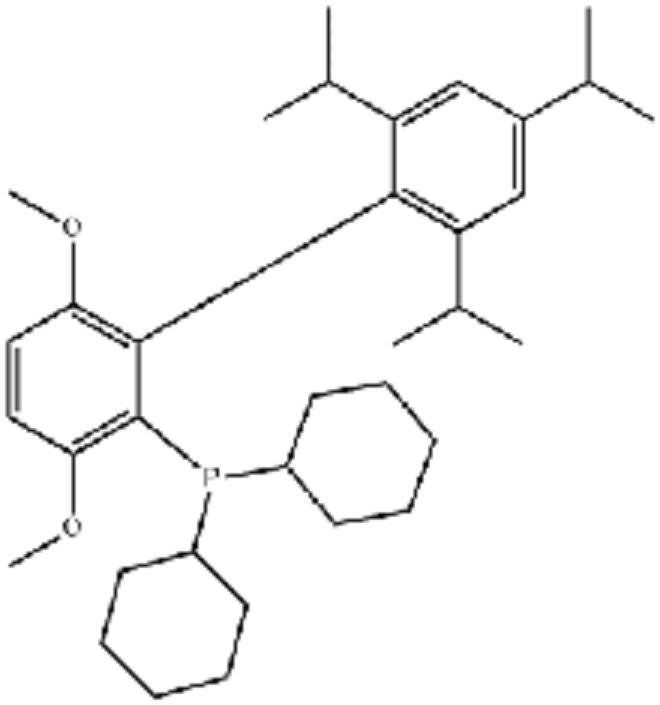 2-(二环己基膦基)-3,6-二甲氧基-2,4,6-三异丙基联苯  (R3783),2-(Dicyclohexylphosphino)-3,6-dimethoxy-2'-4'-6'-tri-i-propyl-1,1'-biphenyl, min. 98% BrettPhos