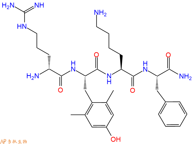 線粒體靶向抗氧化劑SS-31、依拉瑞肽、MTP-131,Elamipretide、SS-31、H2N-D-Arg-Dmt-Lys-Phe-NH2