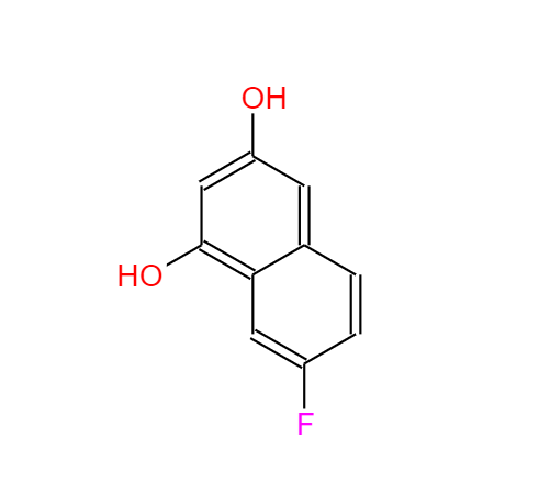 7-氟-1,3-萘二醇,1,3-Naphthalenediol, 7-fluoro-