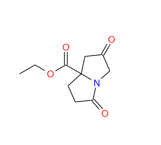 2,5-二氧代六氢-1H-吡咯嗪-7a-甲酸乙酯,1HPyrrolizine-7a(5H)-carboxylic acid,tetrahydro-2,5-dioxo-,ethyl ester