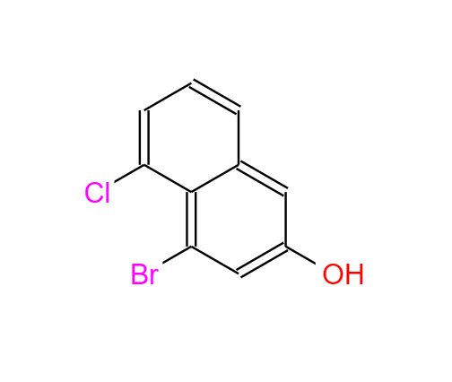 4-溴-5-氯-2-萘酚,2-Naphthalenol, 4-bromo-5-chloro-