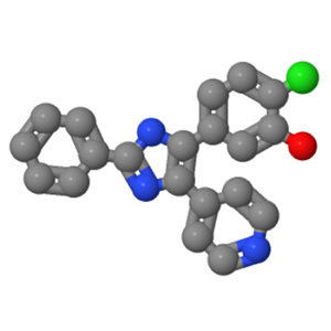 4-(4-氯-3-羟基苯基)-2-苯基-5-(吡啶-4-基)-1H-咪唑；303727-31-3