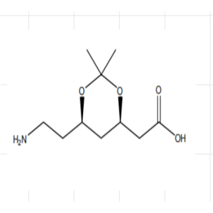 2-((4R,6R)-6-(2-aminoethyl)-2,2-dimethyl-1,3-dioxan-4-yl)acetic acid