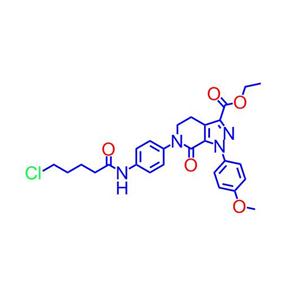 乙基6-(4-(5-氯戊酰胺基)苯基)-1-(4-甲氧基苯基)-7-氧代-4,5,6,7-四氢-1H-吡唑并[3,4-c]吡啶-3-羧酸盐（阿哌沙班杂质）,ethyl 6-(4-(5-chloropentanamido)phenyl)-1-(4-methoxyphenyl)-7-oxo-4,5,6,7-tetrahydro-1H-pyrazolo[3,4-c]pyridine-3-carboxylate (Apixaban Impurity）