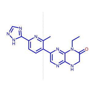 1-乙基-7-(2-甲基-6-(1H-1,2,4-三唑-5-基)吡啶-3-基)-3,4-二氢吡嗪[2,3-b]吡嗪-2(1H)-酮1228013-15-7