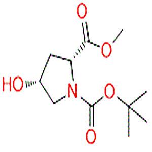 顺式-1-BOC-4-羟基-D-脯氨酸甲酯,(2R,4R)-1-tert-Butyl 2-methyl 4-hydroxypyrrolidine-1,2-dicarboxylate