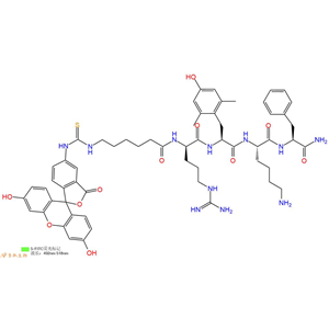 熒光標(biāo)記的線粒體靶向抗氧化劑SS-31、FITC-SS-31、FITC-Ahx-D-Arg-Dmt-Lys-Phe-NH2