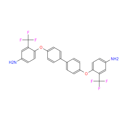 4,4'-双(4-氨基-2-三氟甲基苯氧基)联苯,4,4’-([1,1’-Biphenyl]-4,4’-Diylbis(Oxy))Bis(3-(Trifluoromethyl)Aniline)
