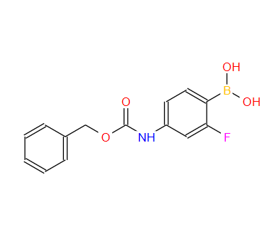 4-(苄氧羰基氨基)-2-氟苯硼酸,CarbaMic acid, (4-borono-3-fluorophenyl)-, C-(phenylMethyl) ester (9CI)