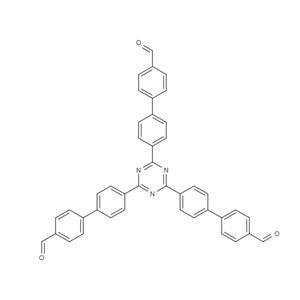 2,4,6-三-(4-甲酰基-联苯-4-基)-1,3,5-三嗪,4