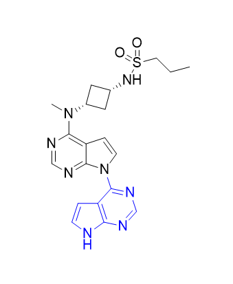 阿布昔替尼杂质10,N-(cis-3-(7H-[4,7'-bipyrrolo[2,3-d]pyrimidin]-4'-yl(methyl)amino)cyclobutyl)propane-1-sulfonamide