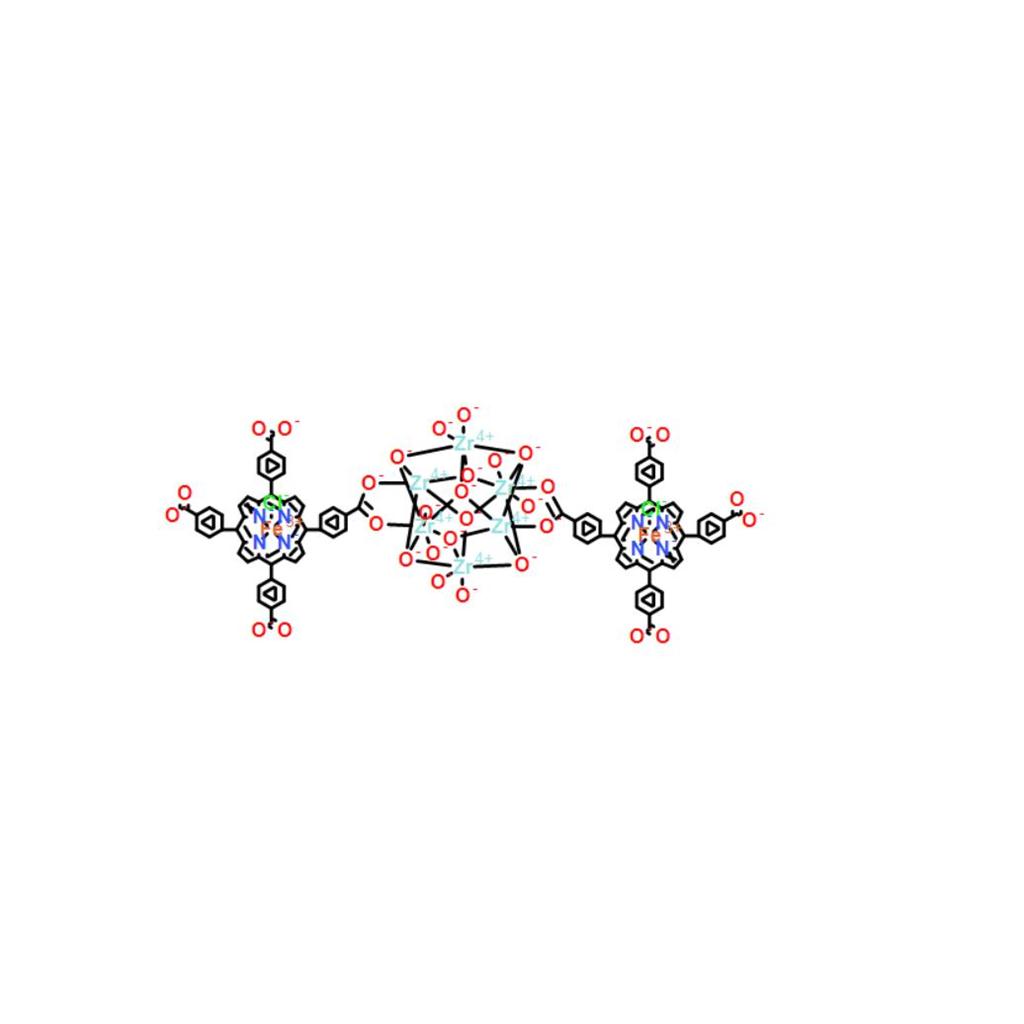 PCN-222(H)金属有机骨架,Zirconium, octa-μ -hydroxyoctahydroxybis[μ-[4-[10,15,20-tris(4-carboxyphenyl)-21H,23H-porphin-5-yl]benzoato(4-)-κO:κO']]hexa-