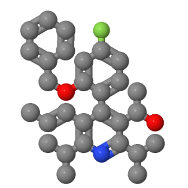 4-[4-氟-2-(苯甲氧基)苯基]-Α-甲基-2,6-双(1-甲基乙基)-5-(1-丙烯-1-基)-3-吡啶甲醇,4-[4-Fluoro-2-(phenylmethoxy)phenyl]-α-methyl-2,6-bis(1-methylethyl)-5-(1-propen-1-yl)-3-Pyridinemethanol