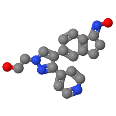 2,3-二氫-5-[1-(2-羥基乙基)-3-(4-吡啶基)-1H-吡唑-4-基]-1H-茚-1-酮肟,GDC-0879