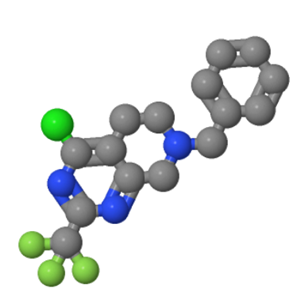 7-苄基-4-氯-2-(三氟甲基)-5,6,7,8-四氢吡啶并[3,4-D]嘧啶；647863-01-2