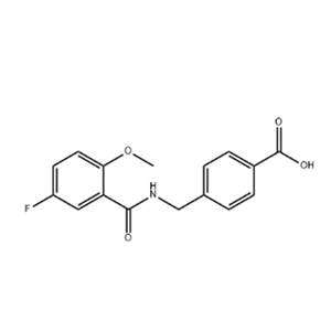 4-((5-氟-2-甲氧基苯甲酰氨基)甲基)苯甲酸 