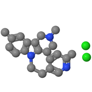 2,3,4,5-四氢-2,8-二甲基-5-[2-(6-甲基-3-吡啶基)乙基]-1H-吡啶并[4,3-B]吲哚二盐酸盐