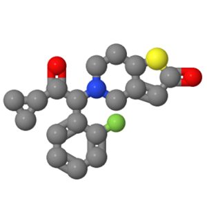 5-[2-环丙基-1-(2-氟苯基)-2-氧代乙基]-5,6,7,7A-四氢噻吩并[3,2-C]吡啶-2(4H)-酮,5-[2-Cyclopropyl-1-(2-fluorophenyl)-2-oxoethyl]-5,6,7,7a-tetrahydrothieno[3,2-c]pyridin-2(4H)-one
