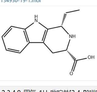 (1S,3S)-1-乙基-2,3,4,9-四氢-1H-吡啶并[3,4-B]吲哚-3-羧酸,(1S,3S)-1-ETHYL-2,3,4,9-TETRAHYDRO-1H-PYRIDO[3,4-B]INDOLE-3-CARBOXYLIC ACID