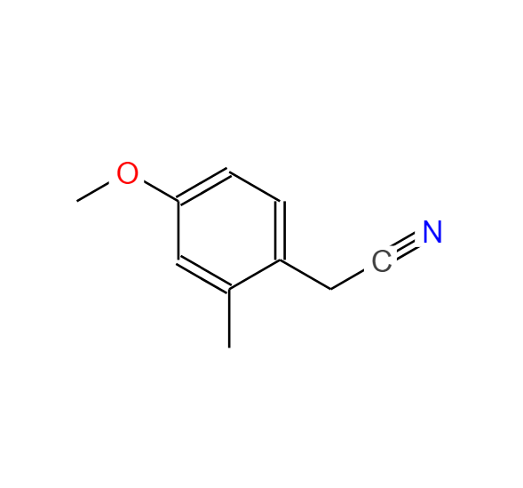 4-甲氧基-2-甲基苯乙腈,4-Methoxy-2-methylphenylacetonitrile