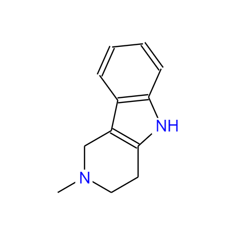 2-甲基-2,3,4,5-四氢-1H-吡啶并[4,3-b]吲哚,2-methyl-2,3,4,5-tetrahydro-1H-pyrido[4,3-b]indole