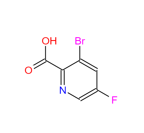 3-溴-5-氟吡啶-2-甲酸,3-Bromo-5-fluoropyridine-2-carboxylic acid