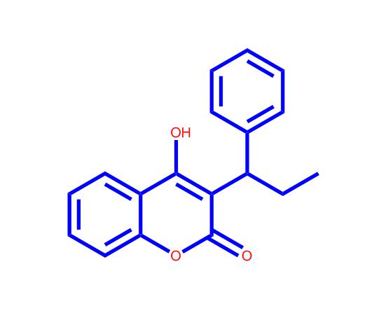4-羟基-3-(1-苯基丙基)-2H-苯并吡喃-2-酮,4-Hydroxy-3-(1-phenylpropyl)-2H-chromen-2-one