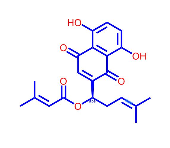 β,β-二甲基丙烯酰紫草素,β,β-Dimethylacrylshikonin