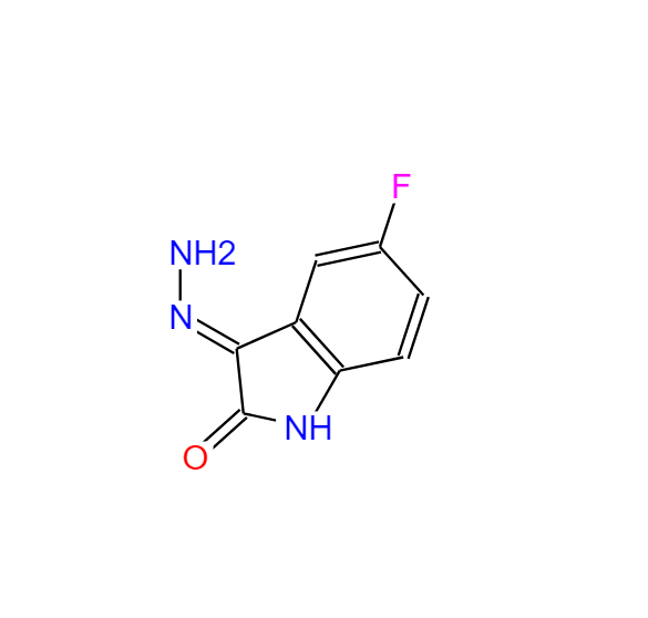 5-氟-3-肼基吲哚啉-2-酮,5-Fluoro-3-hydrazonoindolin-2-one