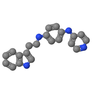 N-[2-(1H-吲哚-3-基)乙基]-N'-(4-吡啶基)-1,4-苯二胺；881202-45-5