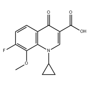 1-环丙基-7-氟-8-甲氧基-4-氧代-1,4-二氢喹啉-3-甲酸