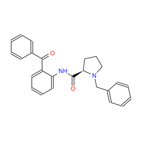 (2R)-N-(2-苯甲酰基苯基)-1-(苯基甲基)-2-吡咯烷甲酰胺 105024-93-9
