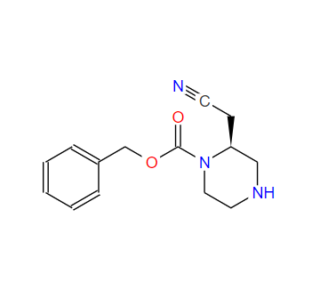 (S)-2-(氰甲基)哌嗪-1-甲酸苄酯,Benzyl (S)-2-(cyanomethyl)piperazine-1-carboxylate