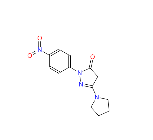 1-(4-硝基苯基)-3-(1-吡咯烷基)-5-吡唑酮,1-(4-Nitrophenyl)-3-pyrrolidino-2-pyrazolin-5-one