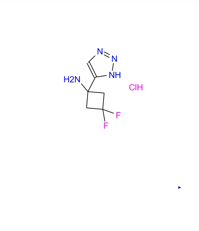 3,3-二氟-1-(1H-1,2,3-三唑-5-基)环丁烷-1-胺盐酸盐,3,3-difluoro-1-(1H-triazol-5-yl)cyclobutanamine;hydrochloride