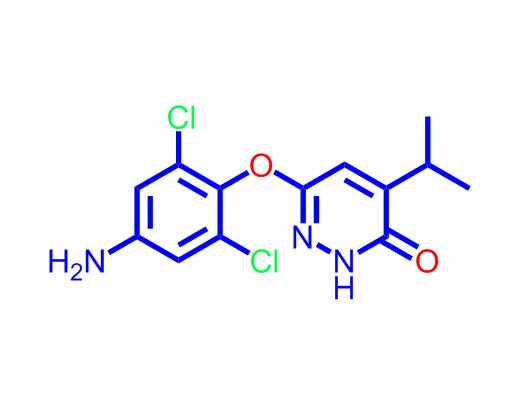 6-(4-氨基-2,6-二氯苯氧基)-4-异丙基哒嗪-3(2H)-酮,6-(4-Amino-2,6-dichlorophenoxy)-4-isopropylpyridazin-3(2H)-one