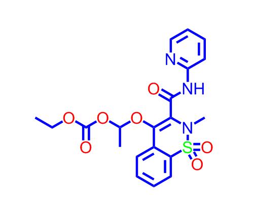 (1-((2-甲基-1,1-二氧代-3-(吡啶-2-基氨甲酰基)-2H-苯并[e][1,2]噻嗪-4-基)氧基)乙基)碳酸乙酯,Ethyl(1-((2-methyl-1,1-dioxido-3-(pyridin-2-ylcarbamoyl)-2H-benzo[e][1,2]thiazin-4-yl)oxy)ethyl)carbonate