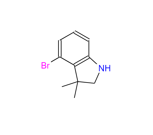 4-溴-3,3-二甲基吲哚,4-BroMo-3,3-diMethylindoline