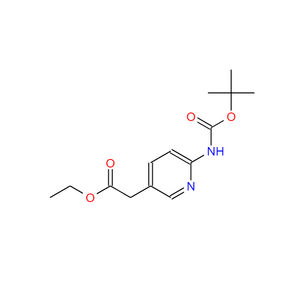 2-(6-((叔丁氧基羰基)氨基)吡啶-3-基)乙酸乙酯,Ethyl 2-(6-((tert-butoxycarbonyl)amino)pyridin-3-yl)acetate