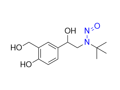 沙丁醇胺雜質(zhì)41,N-(tert-butyl)-N-(2-hydroxy-2-(4-hydroxy-3-(hydroxymethyl)phenyl)ethyl)nitrous amide