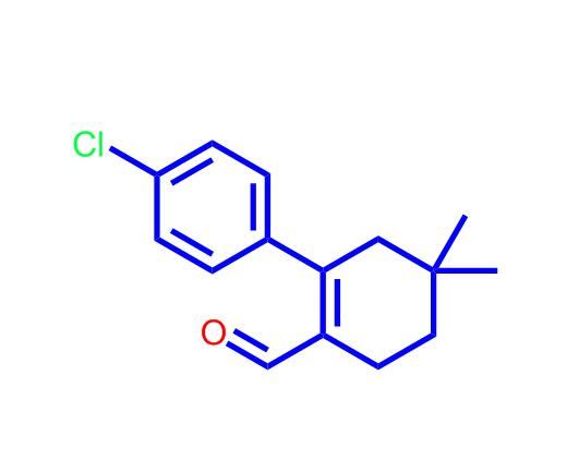 2-(4-氯苯基)-4,4-二甲基-1-环己烯-1-甲醛,2-(4-chlorophenyl)-4,4-dimethyl-1-cyclohexene-1-carboxaldehyde