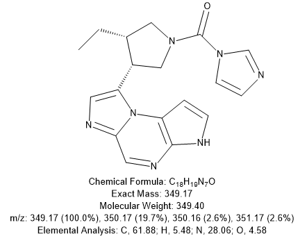 乌帕替尼杂质9,[(3s, 4R) -3-ethyl-4-(3h-imidazole [1,2-a ]1H-pyrrole [2,3-e ] pyrazine-8-yl) pyrrolidine-1-yl ](1h-imidazole-1-yl) methyl ketone