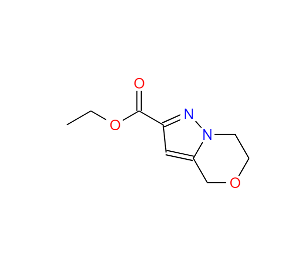 4H-吡唑[5,1-C][1,4] 6,7-二氫惡嗪-2-羧酸乙酯,4H-Pyrazolo[5,1-c][1,4]oxazine-2-carboxylic acid, 6,7-dihydro-, ethyl ester