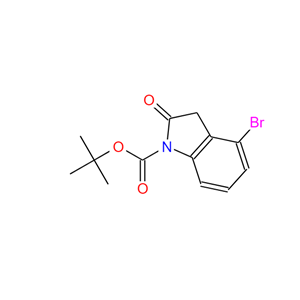 1H-吲哚-1-羧酸4-溴-2，3-二氫-2-氧代-1，1-二甲基乙酯