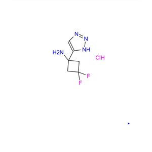 3,3-二氟-1-(1H-1,2,3-三唑-5-基)环丁烷-1-胺盐酸盐,3,3-difluoro-1-(1H-triazol-5-yl)cyclobutanamine;hydrochloride