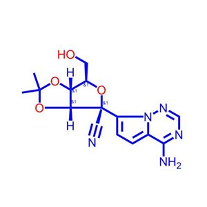 （3aR，4R，6R，6aR）-4-（4-氨基吡咯并[1,2-f] [1,2,4]三嗪-7-基）-6-（羟 甲基）-2,2-二甲基-四氢呋喃 [3,4-d] [1,3]二恶唑-4-腈,(3ar, 4R, 6R, 6aR) - 4 - (4-aminopyrrole [1,2-f] [1,2,4] triazine-7-yl) - 6 - (hydroxymethyl) - 2,2-dimethyl-tetrahydrofuran [3,4-d] [1,3] dioxazole-4-nitrile
