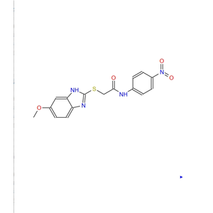 2-[（6-甲氧基-1H-苯并咪唑-2-基）硫基]-N-（4-硝基苯基）-乙酰胺