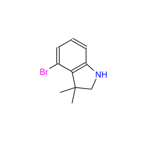 4-溴-3,3-二甲基吲哚,4-BroMo-3,3-diMethylindoline